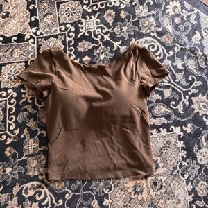 Uniqlo Bratop with sleeves XS Brown